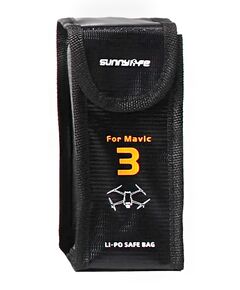 Огнеупорный чехол для аккумуляторов DJI Mavic 3 (SunnyLife), Версия: для 1-го аккумулятора