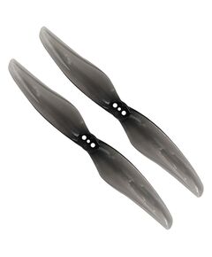 Пропеллеры Gemfan Hurricane 4024 2-лопастные (Вал 1,5 мм), Цвет: Прозрачный серый, Количество: 4+4 шт.