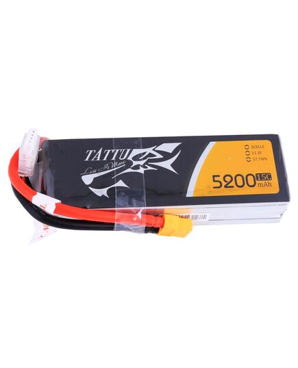 Аккумулятор Tattu 5200мАч 3S 15C 11,1В LiPo, изображение 2