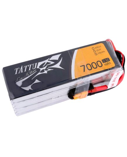 Аккумулятор Tattu 7000мАч 6S 25C 22,2В LiPo, изображение 2