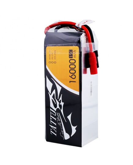 Аккумулятор Tattu 16000мАч 6S 15C 22,2В LiPo, изображение 2