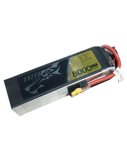 Аккумулятор Tattu 8000мАч 4S 15C 14,8В LiPo, изображение 2