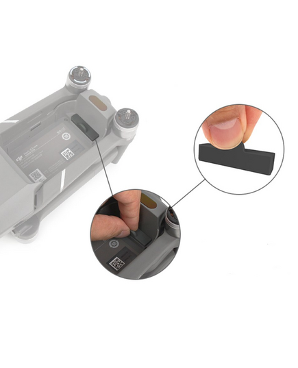 Антипылевые заглушки батарейного разъема и 3 аккумуляторов DJI Mavic 2 (4шт.) (SunnyLife), изображение 5