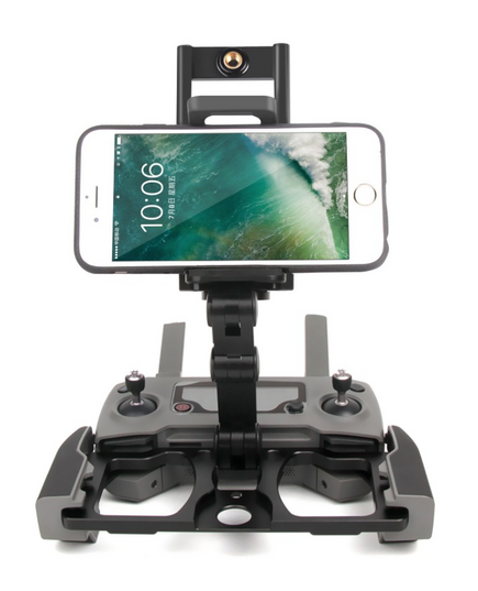 Держатель планшета/монитора CrystalSky серии DJI Mavic / Air / Mini и Spark (Чёрный) (Алюминиевый сплав) (SunnyLife), изображение 2