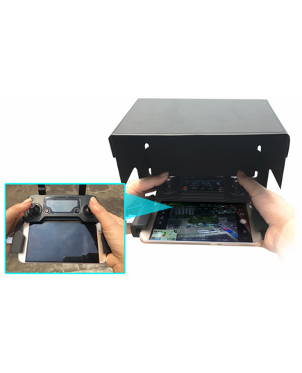 Солнцезащитный козырек (бленда) смартфона для серии DJI Mavic и Spark (SunnyLife), изображение 2