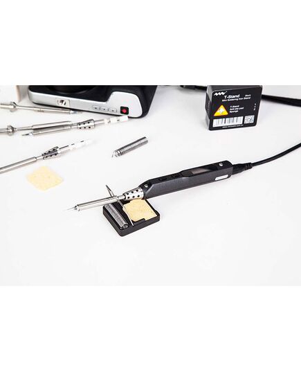 Подставка для паяльника с губкой (MiniWare), Цвет: Чёрный, изображение 6