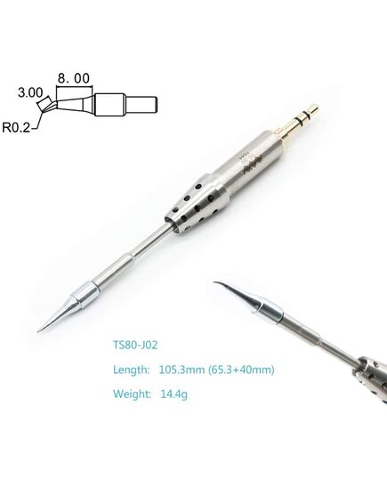 Жало TS-J02 для паяльника TS80, изображение 5