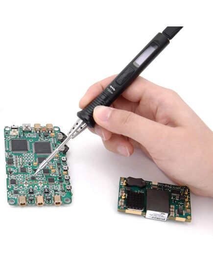 Паяльник Miniware TS80P (Чёрный) с жалом TS-B02, изображение 4