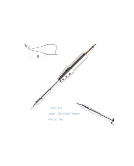 Паяльник Miniware TS80P (Чёрный) с жалом TS-B02, изображение 8