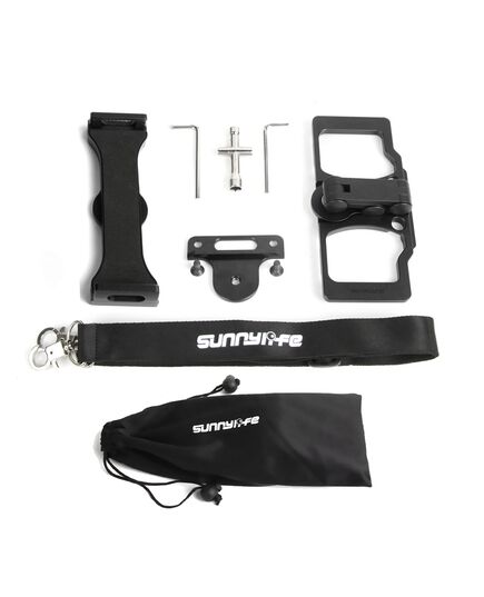 Держатель планшета/монитора CrystalSky серии DJI Mavic / Air / Mini и Spark (Чёрный) (Полностью алюминиевый) (SunnyLife), изображение 5