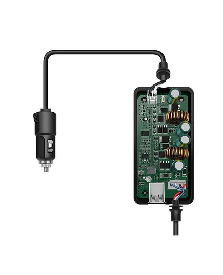 Автомобильное зарядное устройство для 2 аккумуляторов и пульта DJI Mavic Air 2 / Air 2S повышенной мощности (2 USB) (YX), изображение 4