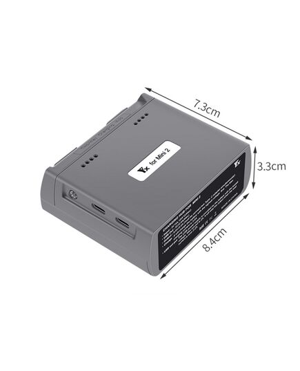 Хаб для зарядки 2-х аккумуляторов DJI Mini 2 / Mini SE / Mini 2 SE (YX), Цвет: Серый, изображение 5