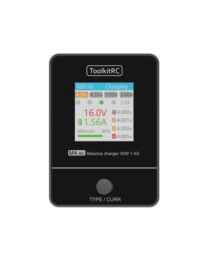 Зарядное устройство ToolkitRC M4AC (XT60), изображение 3