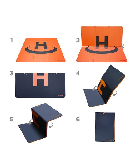 Взлетная площадка квадрокоптера (CYNOVA), Версия: D65 Оранжевый, изображение 3