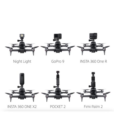 Крепление на квадрокоптер DJI FPV для аксессуаров (SunnyLife), изображение 6