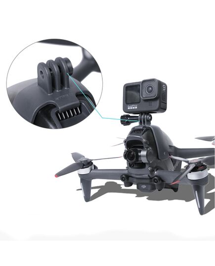 Крепление на квадрокоптер DJI FPV для аксессуаров (SunnyLife), изображение 2