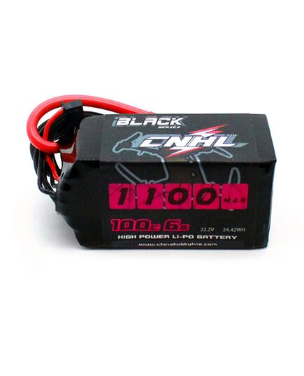 Аккумулятор CNHL Black Series 1100мАч 6S 100C LiPo (XT60)