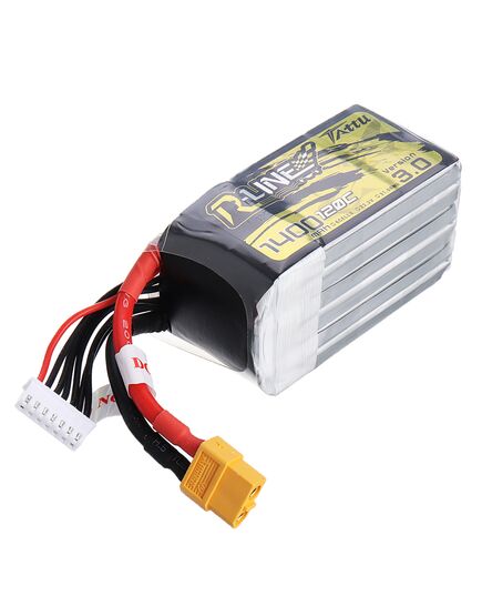 Аккумулятор Tattu R-Line V3.0 1400мАч 6S 120C LiPo (XT60), изображение 3
