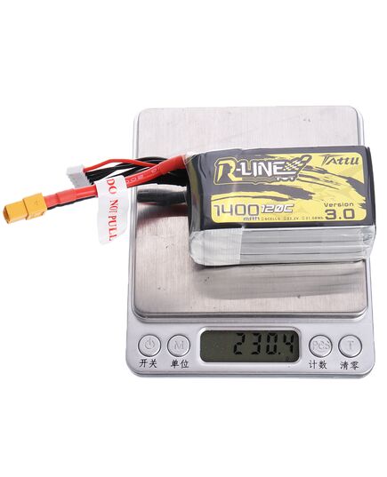 Аккумулятор Tattu R-Line V3.0 1400мАч 6S 120C LiPo (XT60), изображение 8