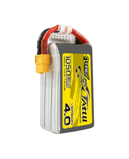 Аккумулятор Tattu R-Line V4.0 1050мАч 130C 6S LiPo (XT60), изображение 3