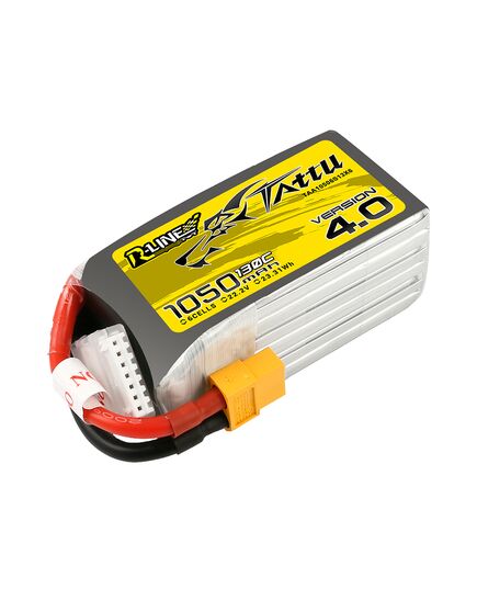 Аккумулятор Tattu R-Line V4.0 1050мАч 130C 6S LiPo (XT60), изображение 4