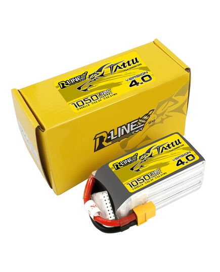 Аккумулятор Tattu R-Line V4.0 1050мАч 130C 6S LiPo (XT60), изображение 5