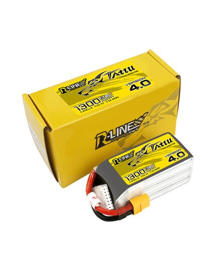 Аккумулятор Tattu R-Line V4.0 1300мАч 6S 130C LiPo (XT60), изображение 4