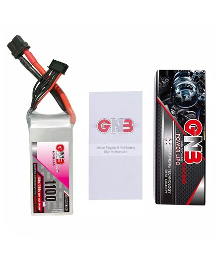 Аккумулятор GNB 1100мАч 6S 130C LiPo (XT60), изображение 4