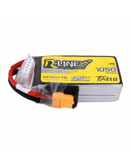 Аккумулятор Tattu R-Line V1.0 1050мАч 4S 95C LiPo (XT60), изображение 2