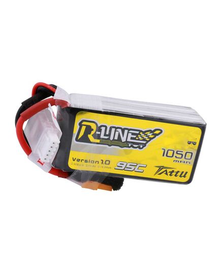 Аккумулятор Tattu R-Line V1.0 1050мАч 4S 95C LiPo (XT60), изображение 5