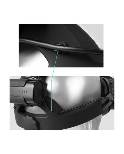 Регулируемый головной ремень DJI FPV Goggles V2 с креплением для аккумулятора (SunnyLife), изображение 8