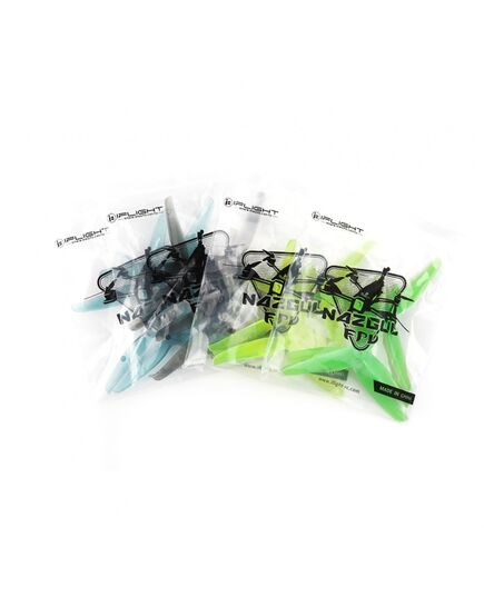 Пропеллеры Nazgul F5 3-лопастные (Серый) (M5) (2CW+2CCW), изображение 4