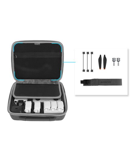 EVA кейс квадрокоптера DJI Mini 3 / Mini 3 Pro, пульта и аксессуаров (SunnyLife), Версия: Для дрона, пульта и прочего, изображение 4