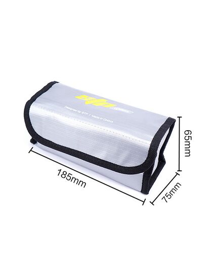 Огнеупорная сумка для аккумуляторов (STPhobby), Размер: 185x75x65 мм, изображение 3