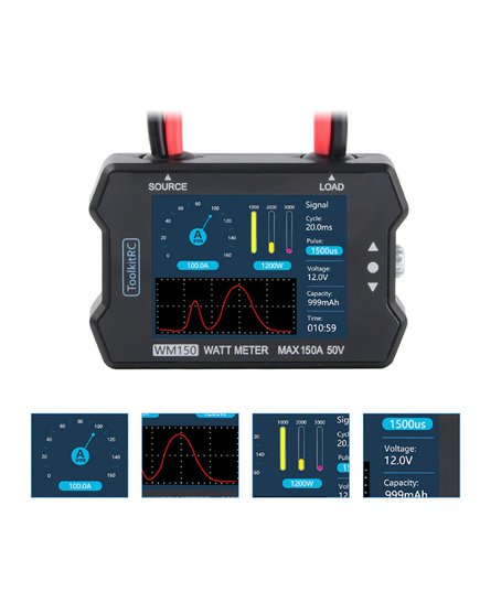 Ваттметр ToolkitRC WM150 Advanced Watt Meter, изображение 5