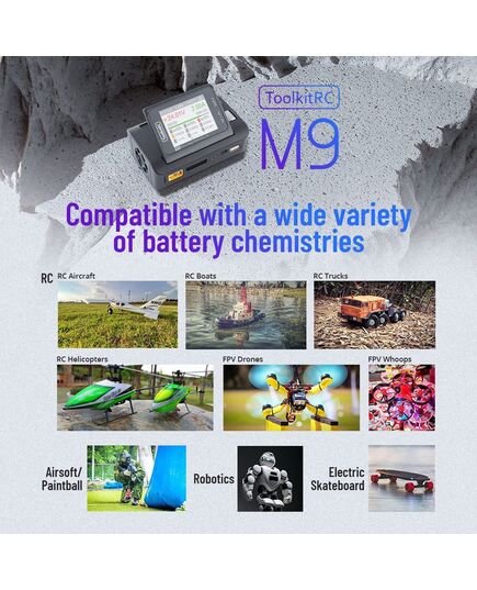 Зарядное устройство ToolkitRC M9, изображение 9