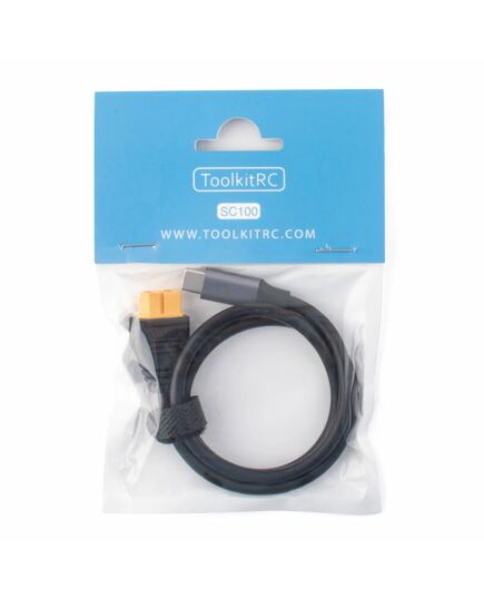 Переходник ToolkitRC SC100 XT60 - Type-C, изображение 3