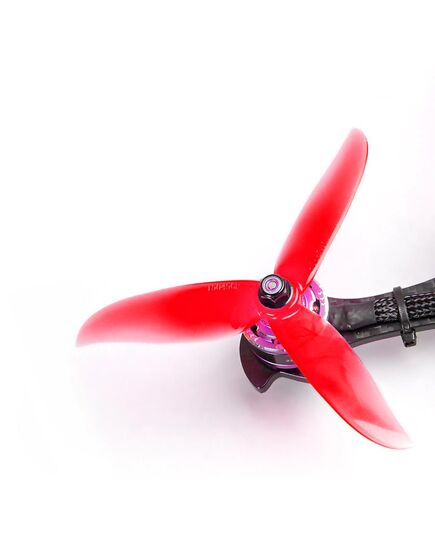 Пропеллеры DalProp T5045C Pro 3-лопастные (М5) (2CW+2CCW), Цвет: Красный, изображение 2