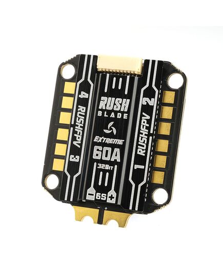 Регулятор оборотов RUSHFPV Blade 60A 3-6S BLHeli_32 30x30 4в1 ESC Extreme Edition MAX 128K, изображение 2