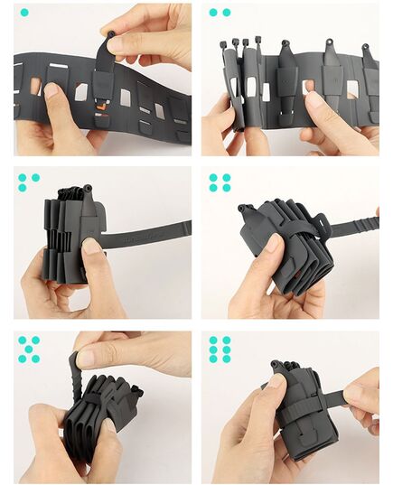 Силиконовый чехол для пропеллеров DJI Mini 3 Pro (Серый) (SunnyLife), изображение 6