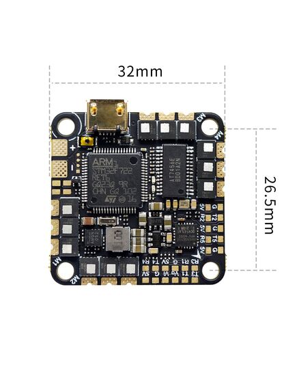 Полётный контроллер GEPRC GEP-F722-45A AIO, изображение 3