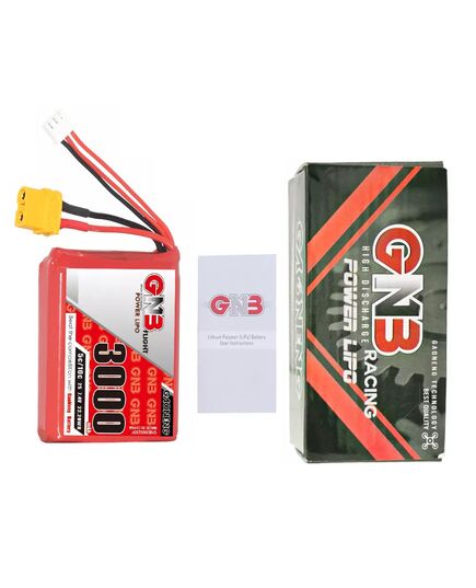 Аккумулятор GNB 3000мАч 2S 5C LiPo для Radiomaster TX12 (XT60), изображение 3