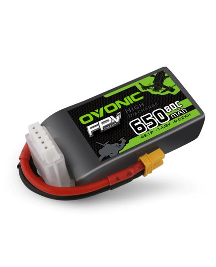 Аккумулятор OVONIC 650мАч 4S 80C LiPo (XT30)