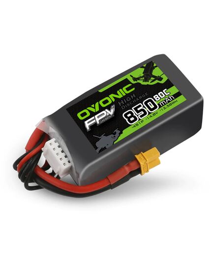 Аккумулятор OVONIC 850мАч 4S 80C LiPo (XT30)