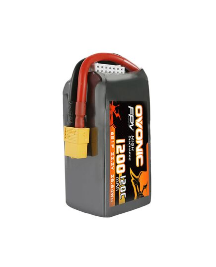 Аккумулятор OVONIC 1200мАч 6S 120C LiPo (XT60), изображение 2