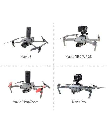 Крепление аксессуаров (+ фонарик) DJI Mavic 3 / 2 / Air 2 / Air 2S / Mavic Pro (YX), Комплектация: Крепление для аксессуаров, изображение 4