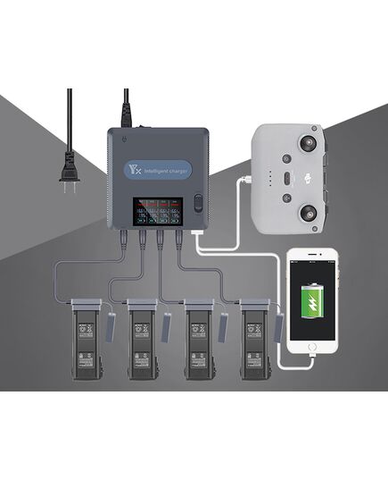 Зарядное устройство DJI Mavic 3 (С дисплеем) (YX), изображение 5