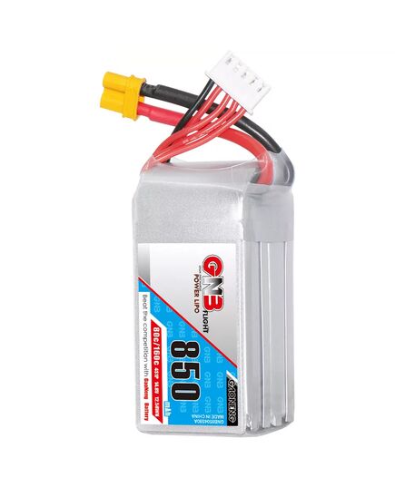 Аккумулятор GNB 850мАч 4S 80C LiPo (XT30), изображение 4