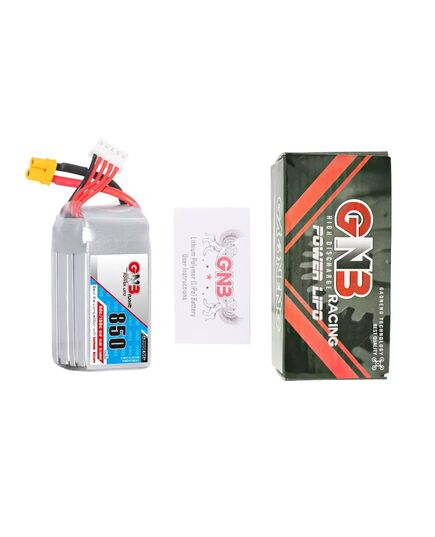 Аккумулятор GNB 850мАч 4S 80C LiPo (XT30), изображение 6