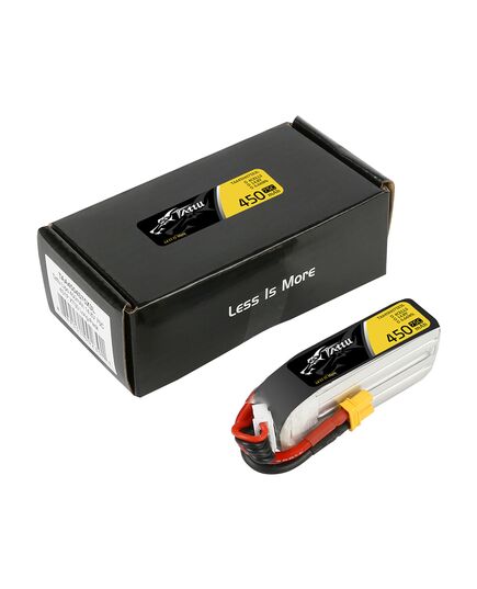 Аккумулятор Tattu 450мАч 4S 75C LiPo (Удлинённый) (XT30), изображение 5